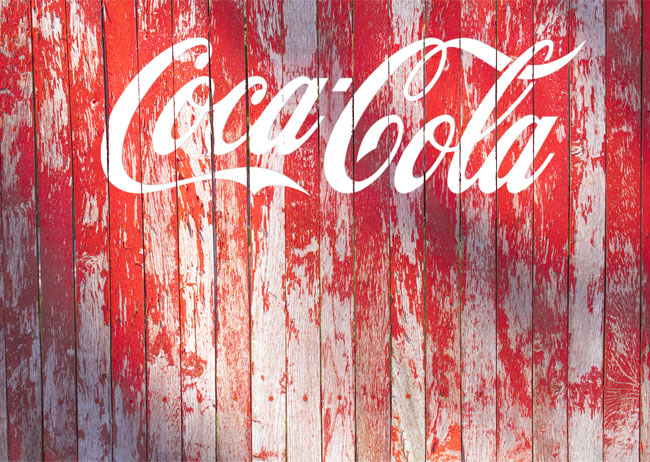 Vinilos para muebles o armarios decoración coca cola